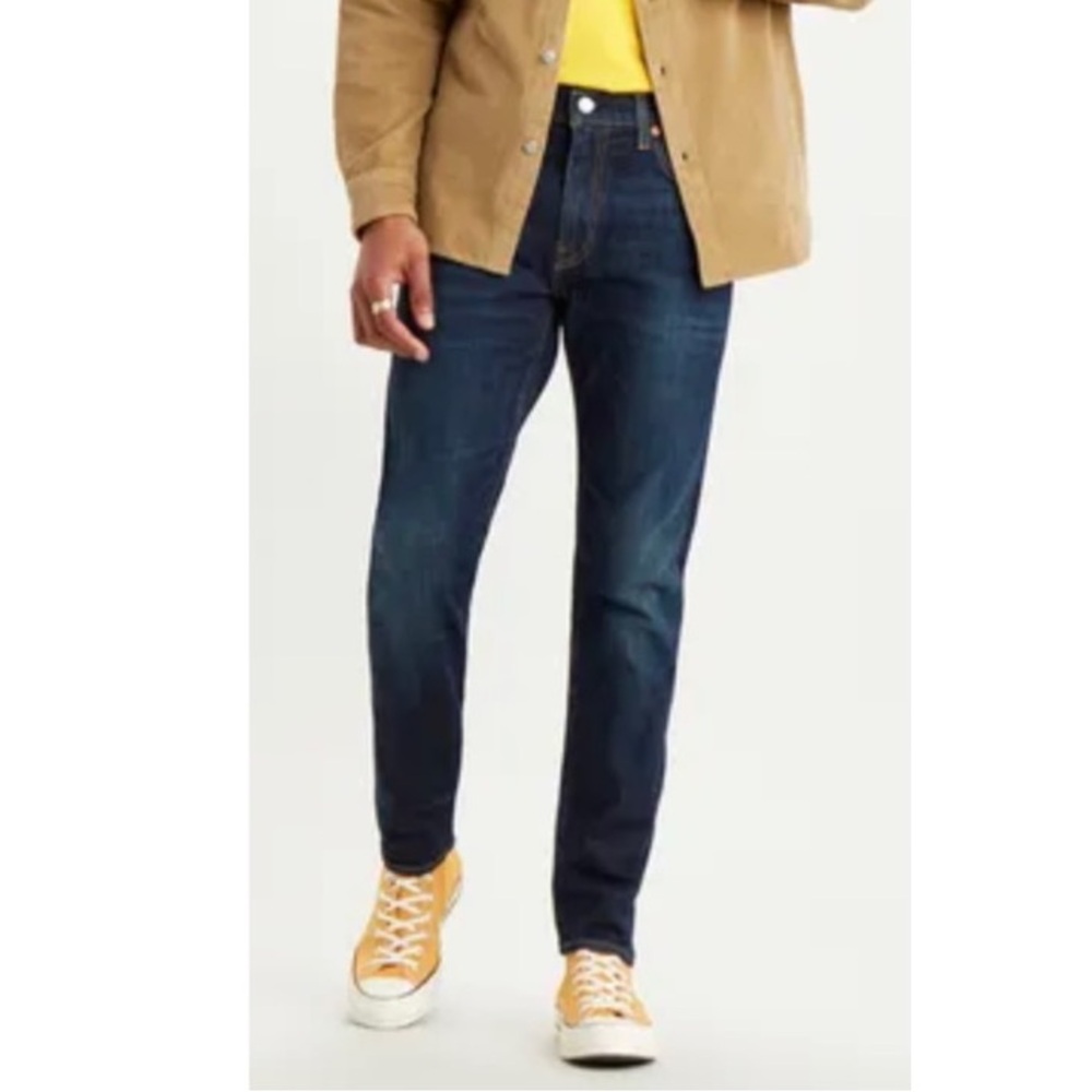 Levi’s Premium Men’s Slim Taper Year of the Rabbit Dark Wash Denim Jeans Pants